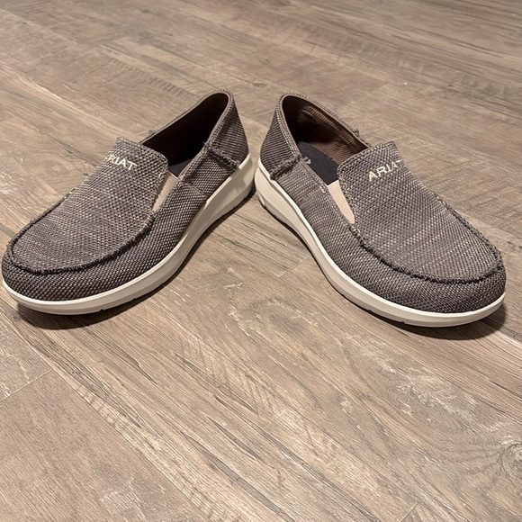 Ariat Hilo 360 Heather Brown,textile upper,moisture-wicking lined,slip on loafer - Picture 9 of 12